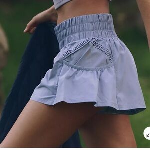 FP Movement by Free People Light Blue Women Shorts